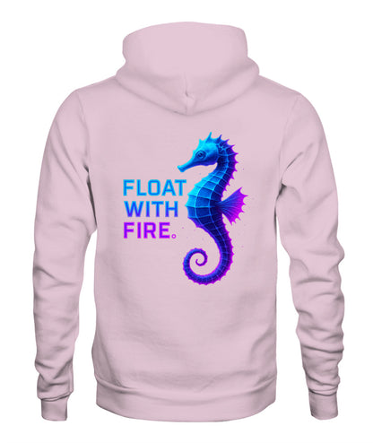 Float With Fire Unisex Hoodie - CR8-MODE Premium Hoodie – Gildan 18500 | Unisex Heavy Blend , Classic Streetwear Pullover