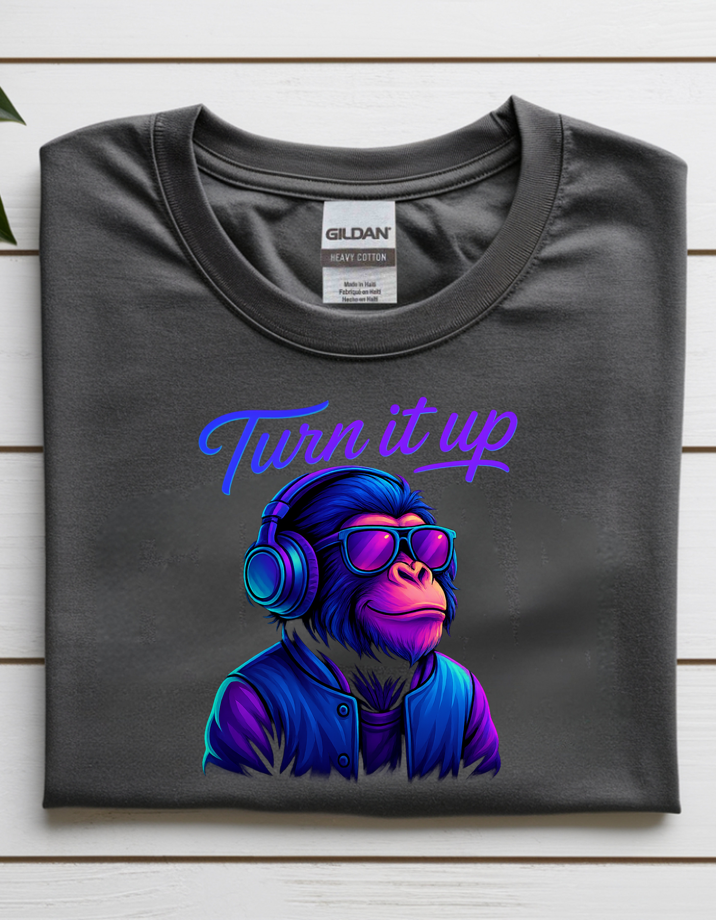 Turn It Up - CR8-MODE Premium T-Shirt – Gildan 5000 | Classic Fit, Soft Cotton, Unisex Streetwear Tee