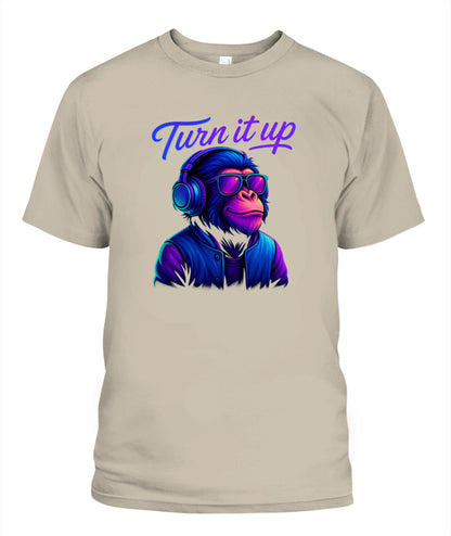 Turn It Up - CR8-MODE Premium T-Shirt – Gildan 5000 | Classic Fit, Soft Cotton, Unisex Streetwear Tee