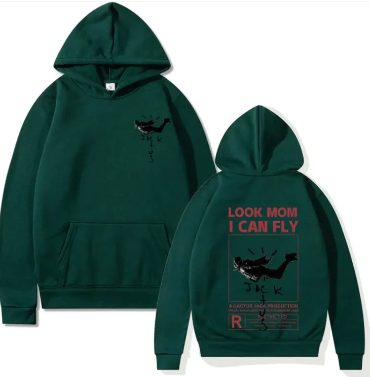 Cozy Loose-Fit Velvet Hoodie