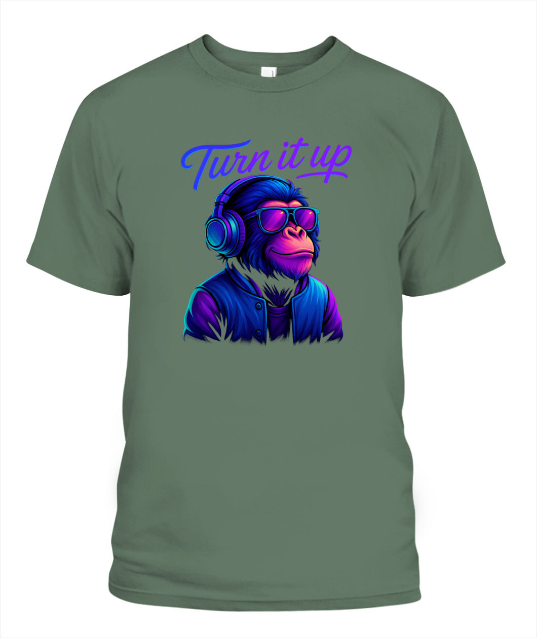 Turn It Up - CR8-MODE Premium T-Shirt – Gildan 5000 | Classic Fit, Soft Cotton, Unisex Streetwear Tee