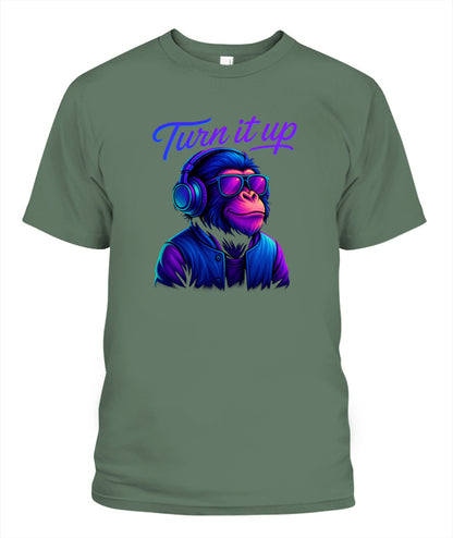 Turn It Up - CR8-MODE Premium T-Shirt – Gildan 5000 | Classic Fit, Soft Cotton, Unisex Streetwear Tee
