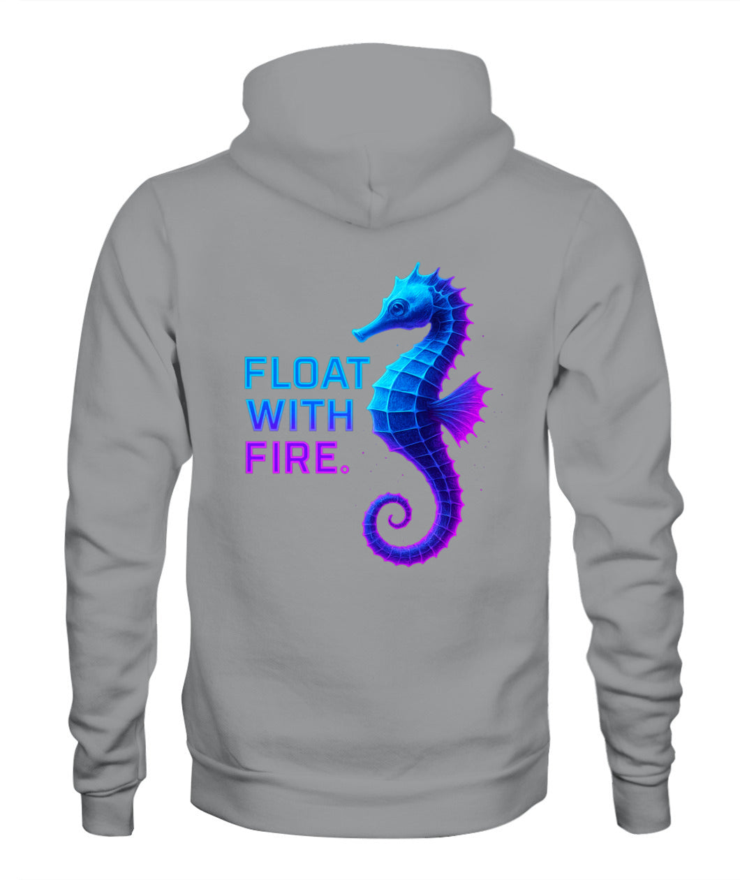Float With Fire Unisex Hoodie - CR8-MODE Premium Hoodie – Gildan 18500 | Unisex Heavy Blend , Classic Streetwear Pullover
