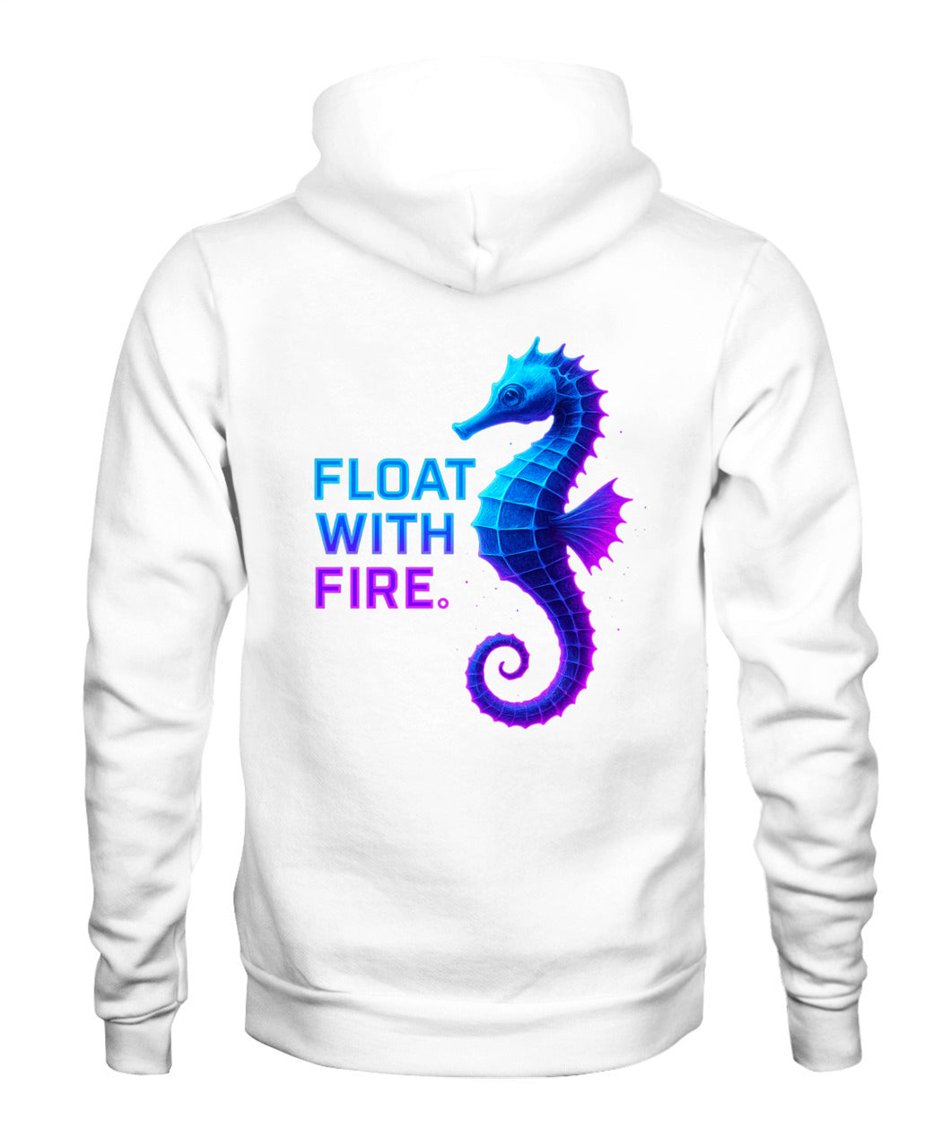 Float With Fire Unisex Hoodie - CR8-MODE Premium Hoodie – Gildan 18500 | Unisex Heavy Blend , Classic Streetwear Pullover