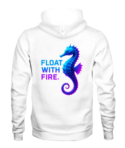 Float With Fire Unisex Hoodie - CR8-MODE Premium Hoodie – Gildan 18500 | Unisex Heavy Blend , Classic Streetwear Pullover